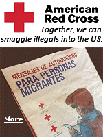 A Spanish-language flyer by the Red Cross provides detailed routes to the US southern border, shelter locations, and instructions on how to jump off a moving train safely.